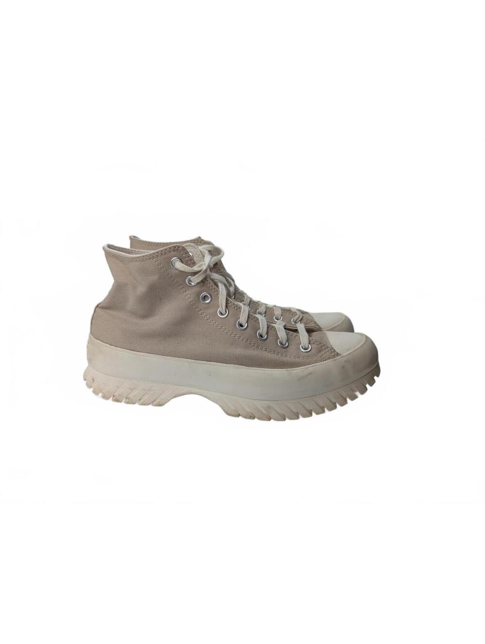 Converse Chuck Taylor All Star Lugged 2.0 High-Top Platform Sneakers Beige 10.5